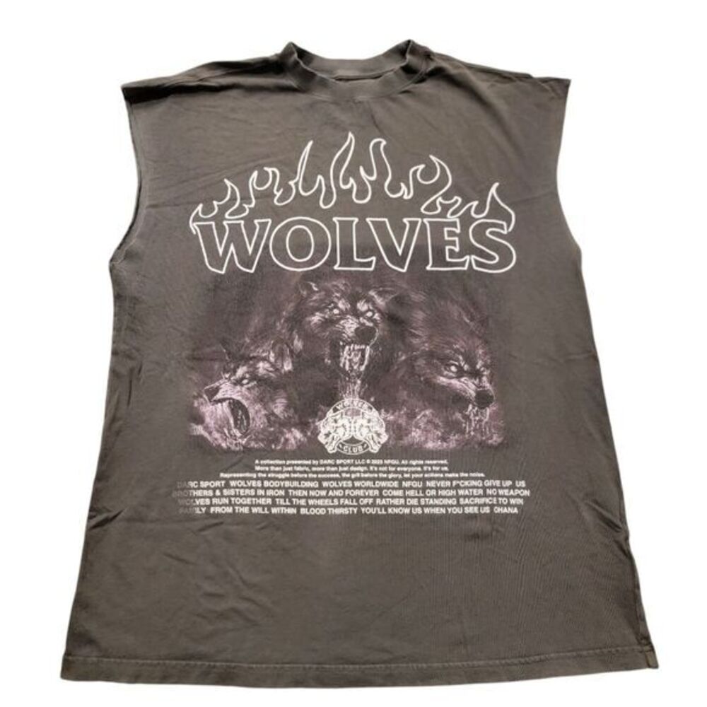 Darc Sport Gray Wolves Graphic Tank Top